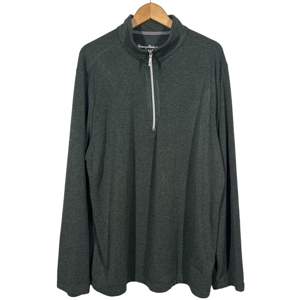Tommy Bahama Half Zip Pullover Top Long Sleeve Shirt Casual Knit - XL